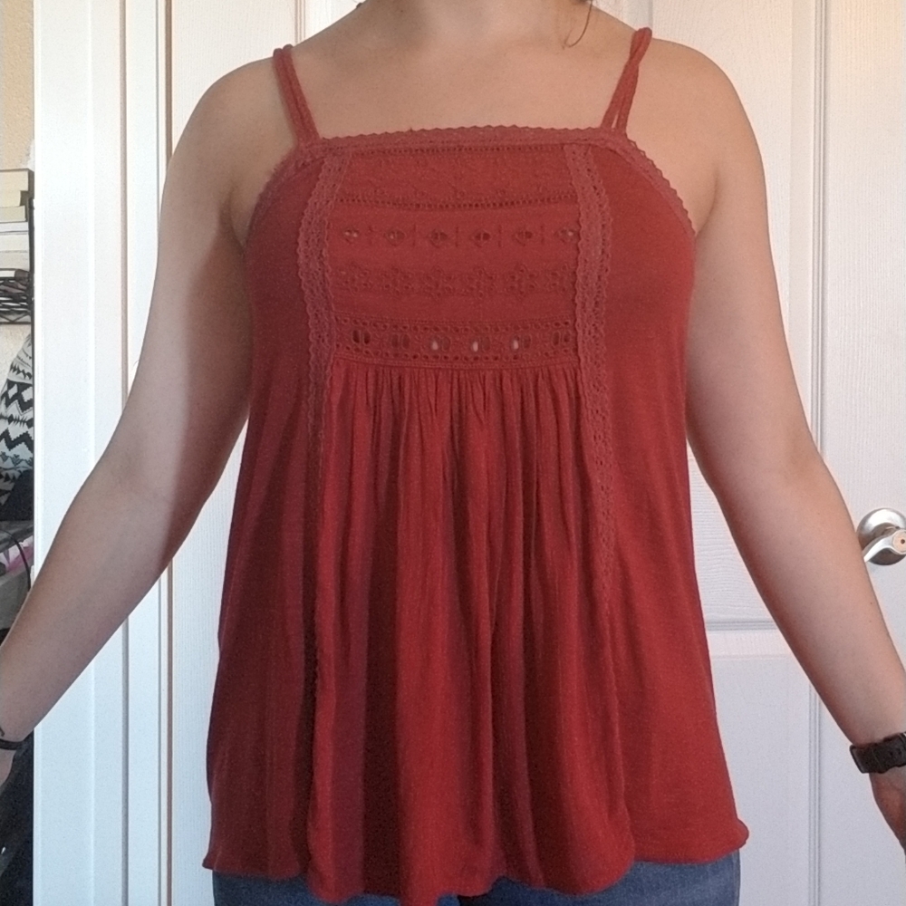 American Eagle Flowy Tank Top